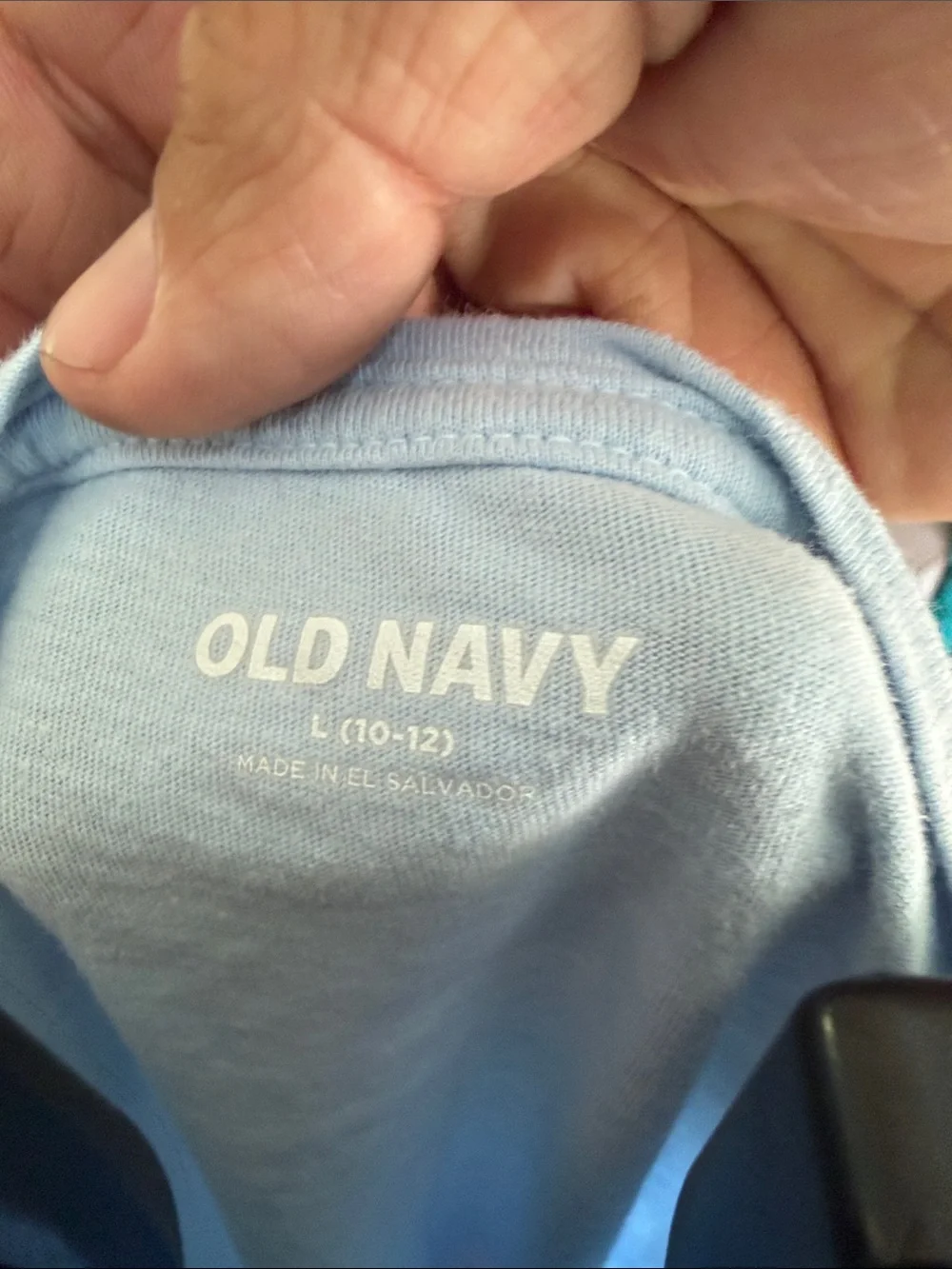 Old Navy Light Blue Hello Kitty Rodeo Graphic Tee